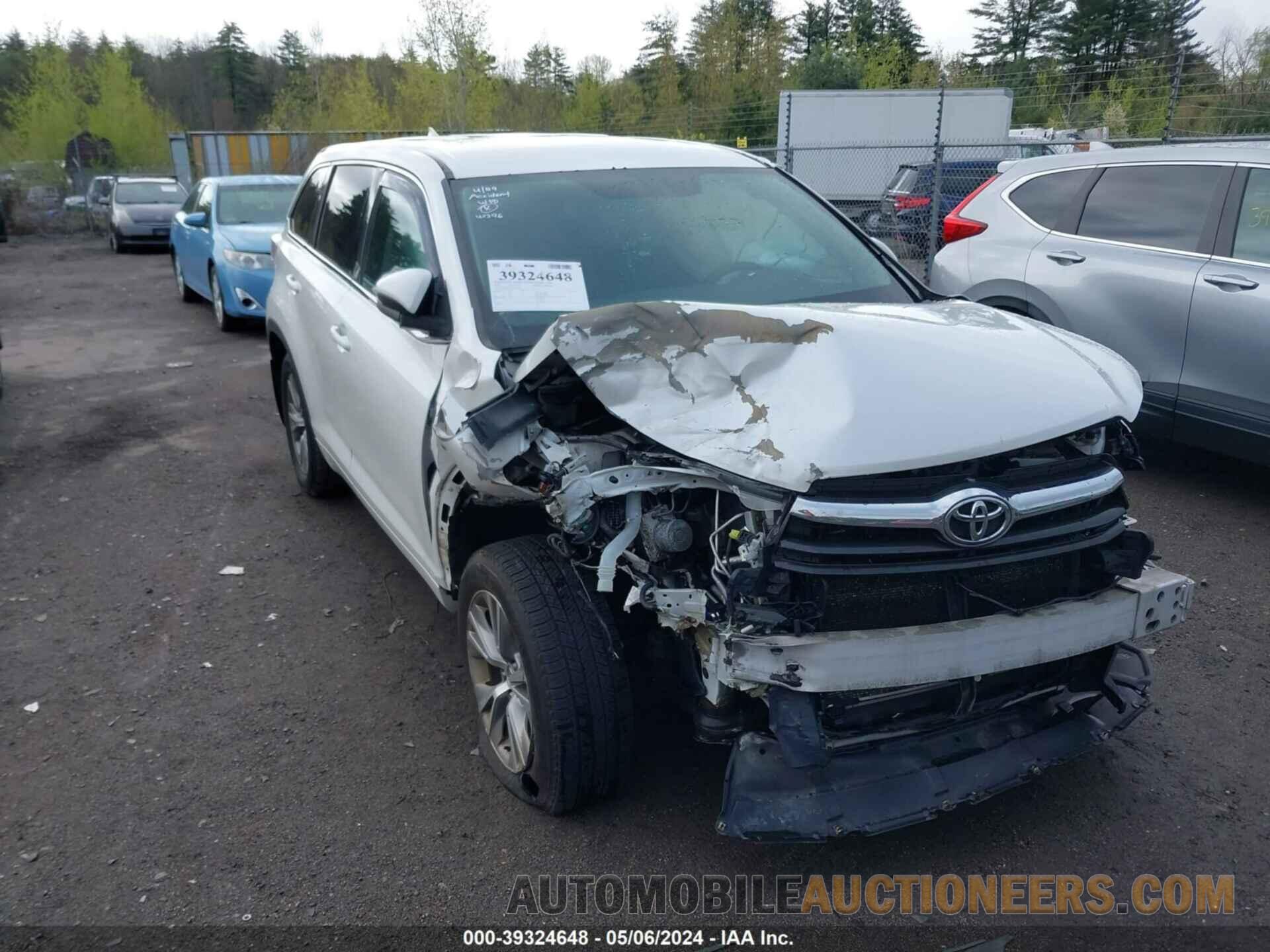 5TDBKRFH8FS072588 TOYOTA HIGHLANDER 2015