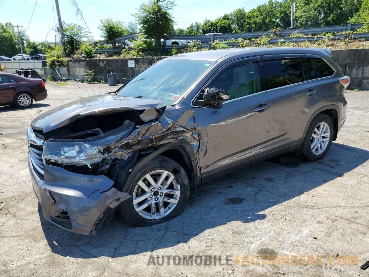 5TDBKRFH8FS085423 TOYOTA HIGHLANDER 2015