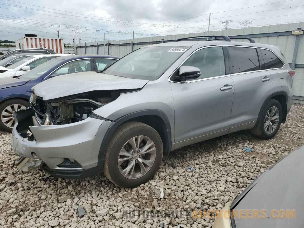 5TDBKRFH8FS103550 TOYOTA HIGHLANDER 2015