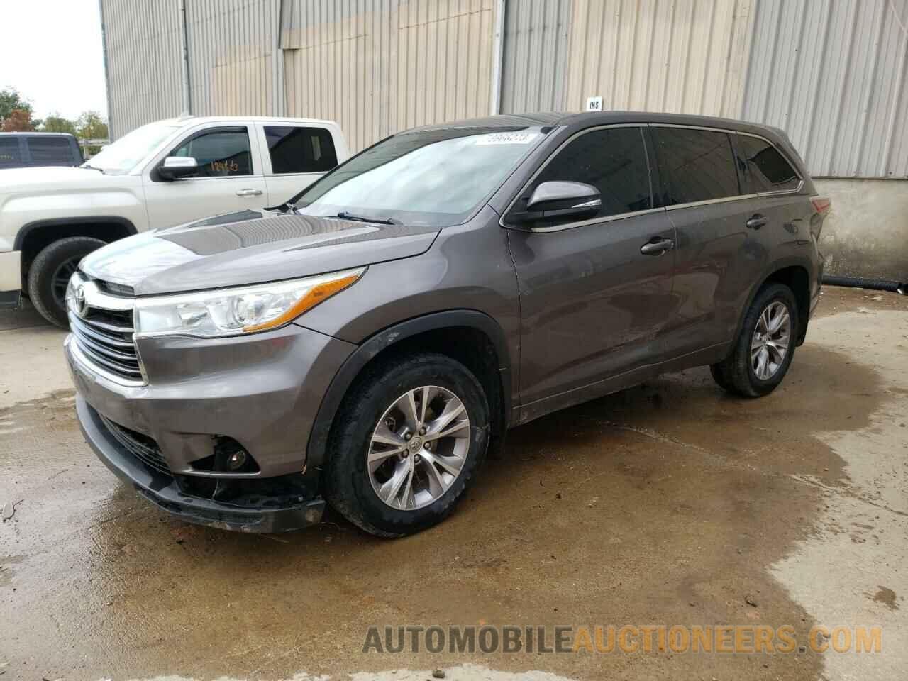 5TDBKRFH8FS159584 TOYOTA HIGHLANDER 2015