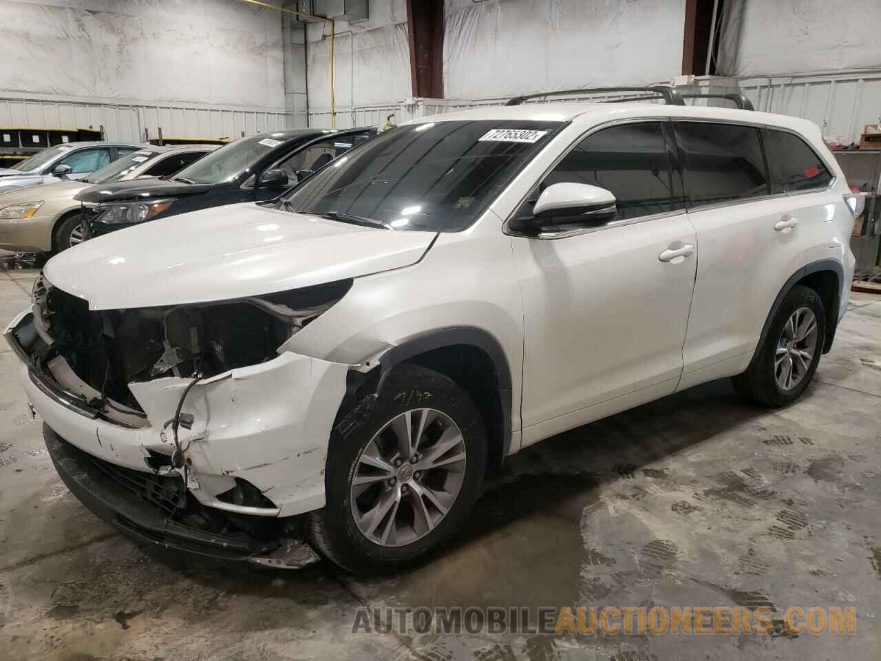 5TDBKRFH8FS192701 TOYOTA HIGHLANDER 2015