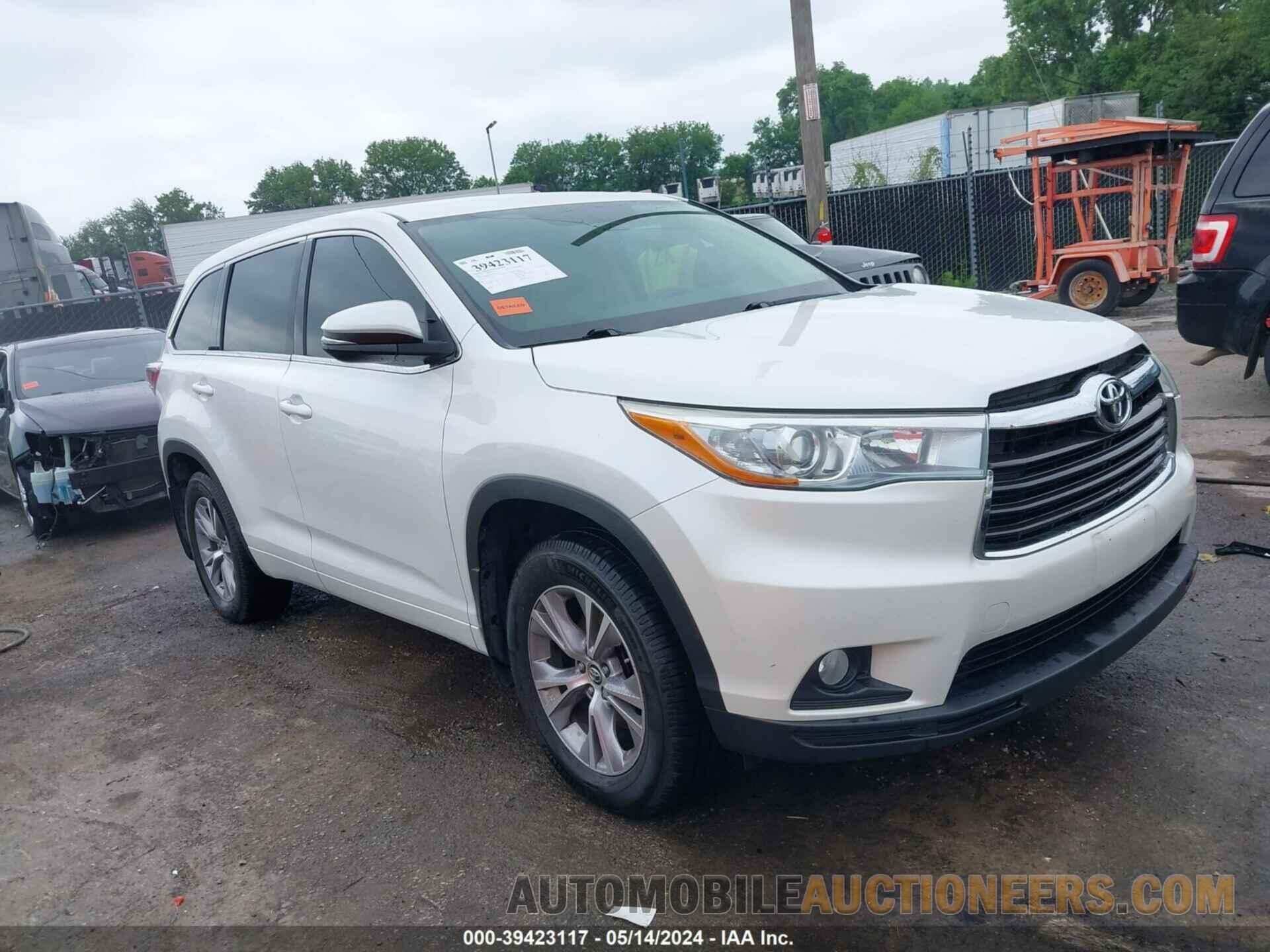 5TDBKRFH8GS242532 TOYOTA HIGHLANDER 2016