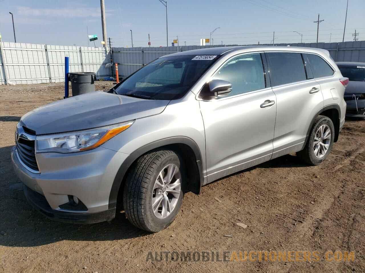 5TDBKRFH8GS265728 TOYOTA HIGHLANDER 2016