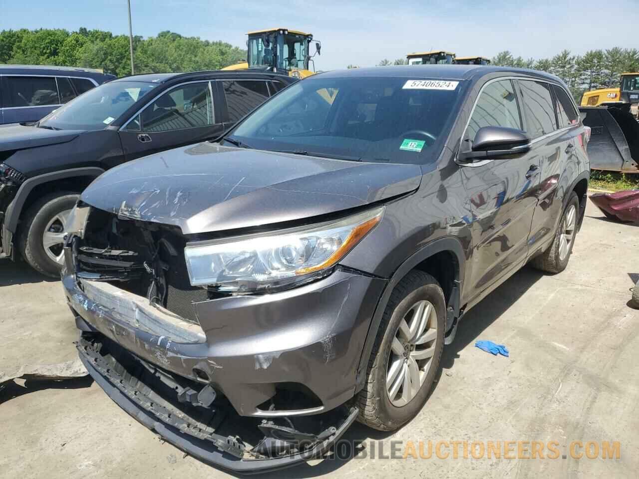 5TDBKRFH8GS271450 TOYOTA HIGHLANDER 2016