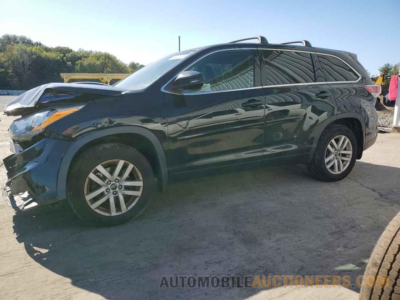 5TDBKRFH8GS306097 TOYOTA HIGHLANDER 2016