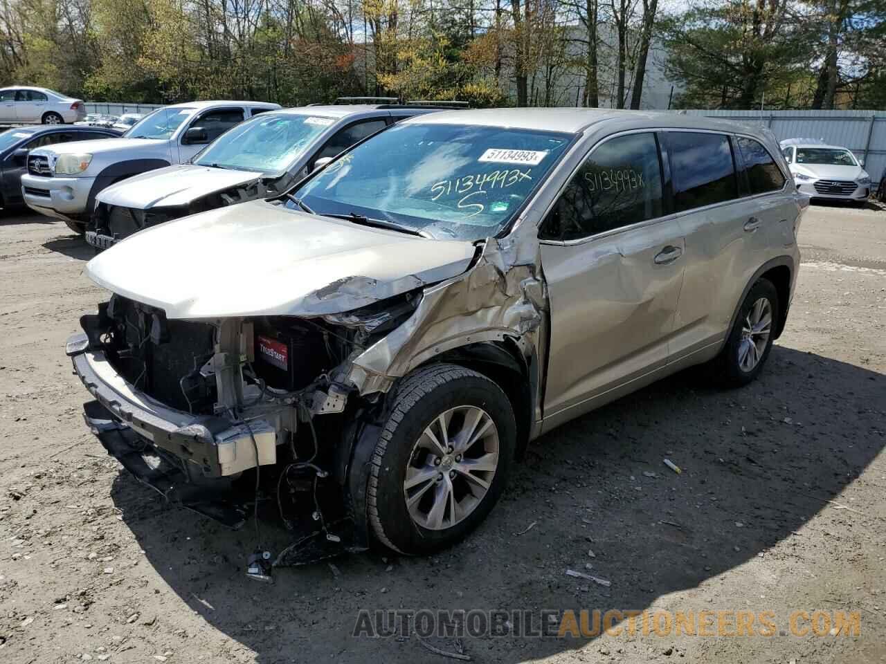 5TDBKRFH9FS086676 TOYOTA HIGHLANDER 2015