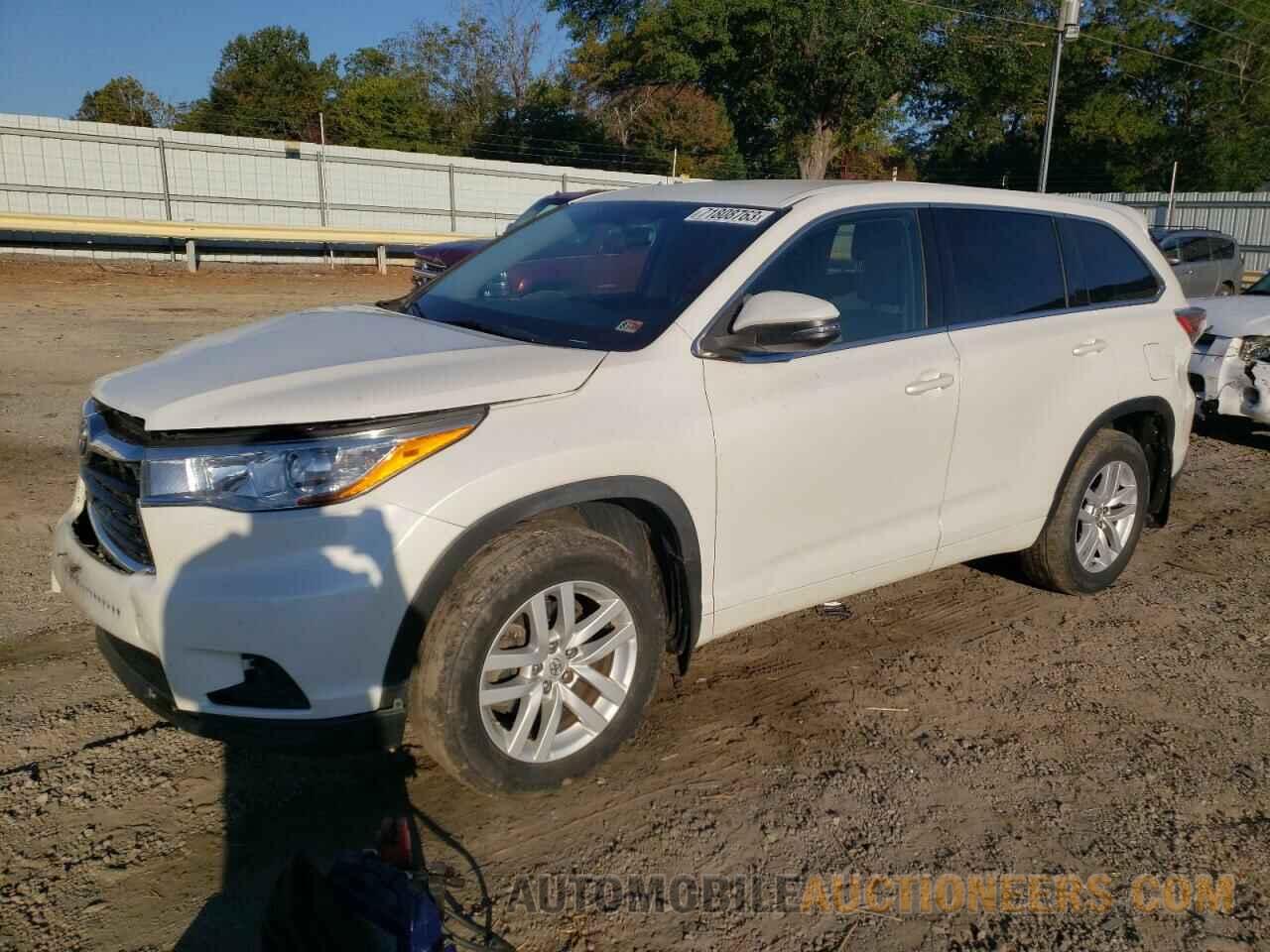 5TDBKRFH9FS105159 TOYOTA HIGHLANDER 2015