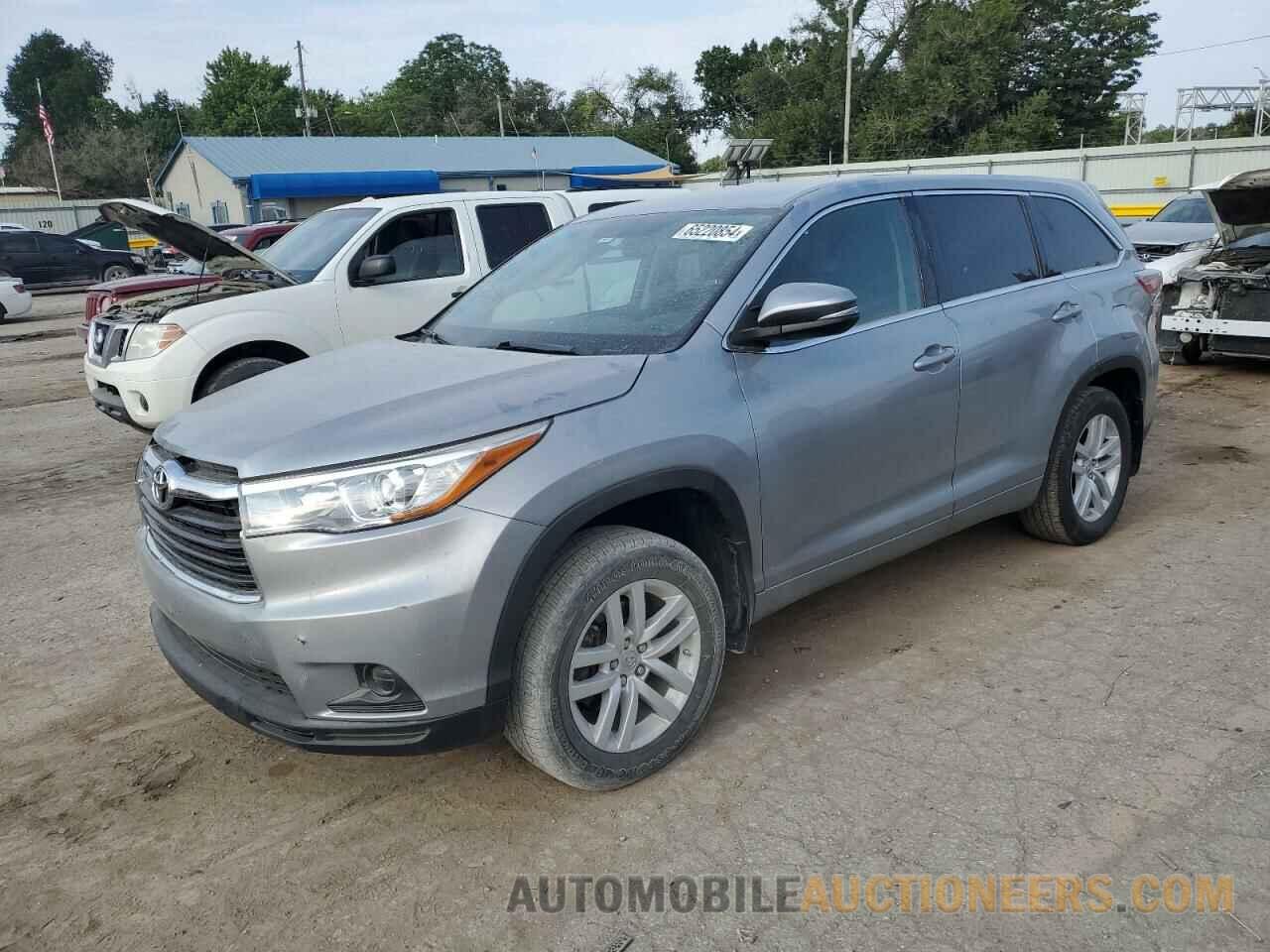 5TDBKRFH9FS122012 TOYOTA HIGHLANDER 2015