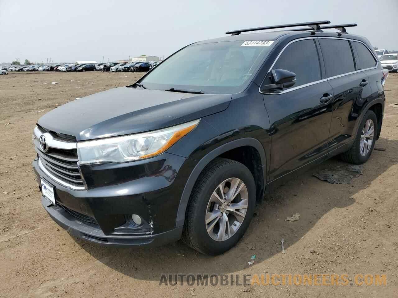 5TDBKRFH9FS140204 TOYOTA HIGHLANDER 2015