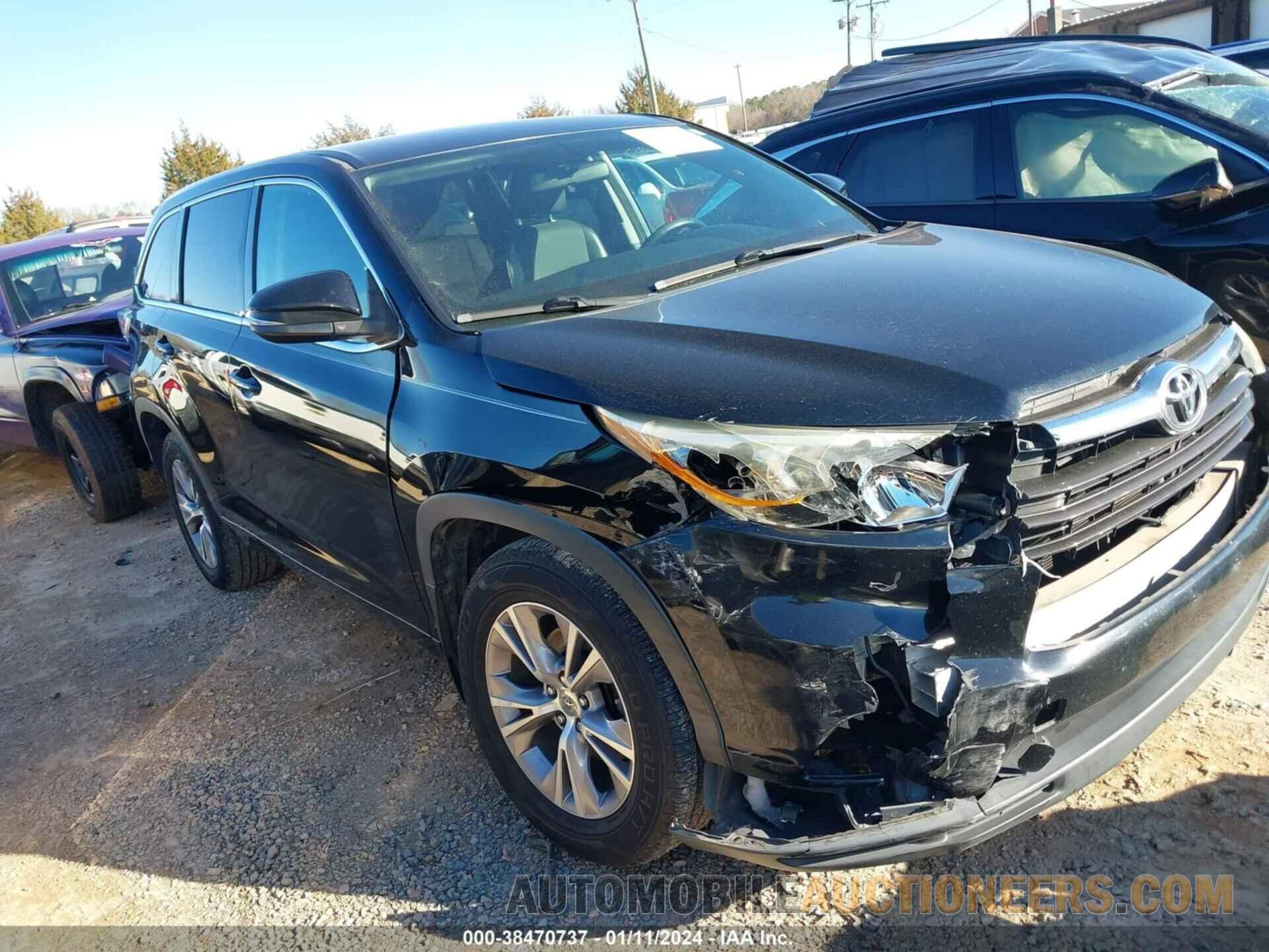 5TDBKRFH9FS153633 TOYOTA HIGHLANDER 2015