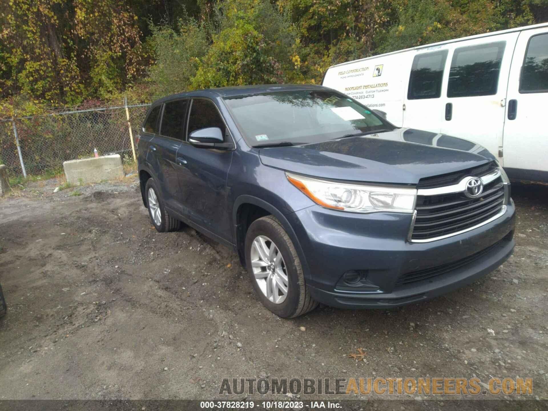 5TDBKRFH9GS266399 TOYOTA HIGHLANDER 2016