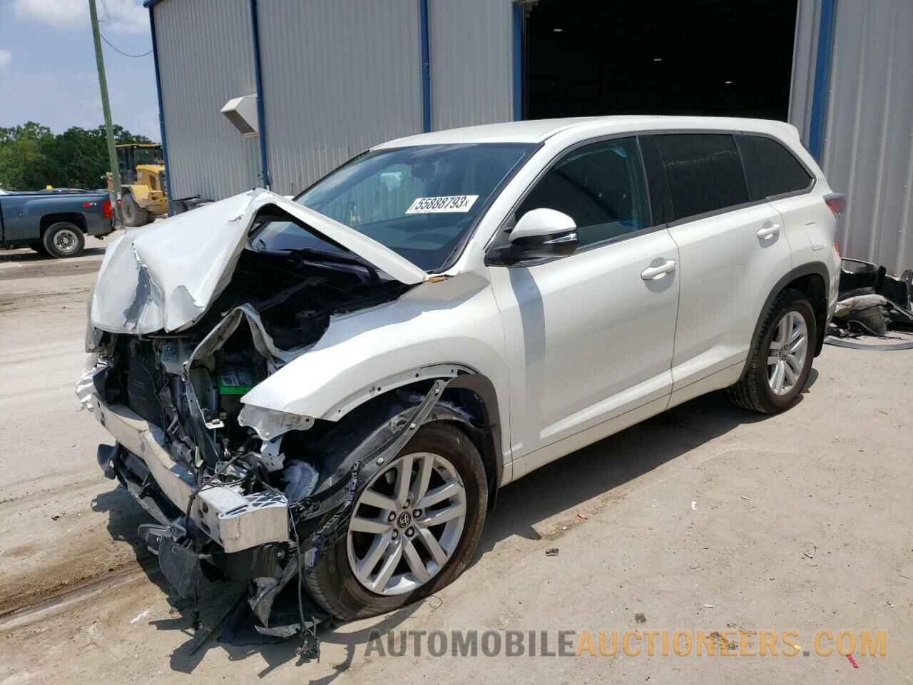 5TDBKRFH9GS269397 TOYOTA HIGHLANDER 2016