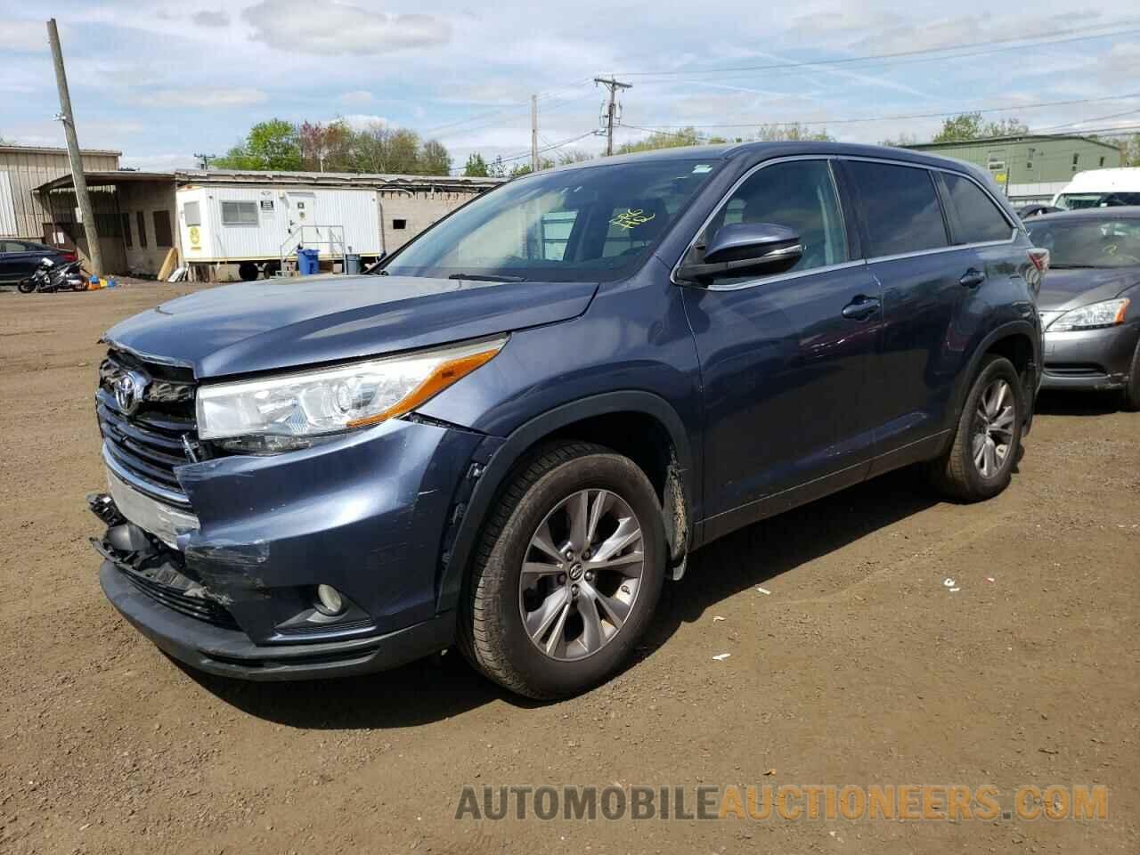 5TDBKRFH9GS270954 TOYOTA HIGHLANDER 2016