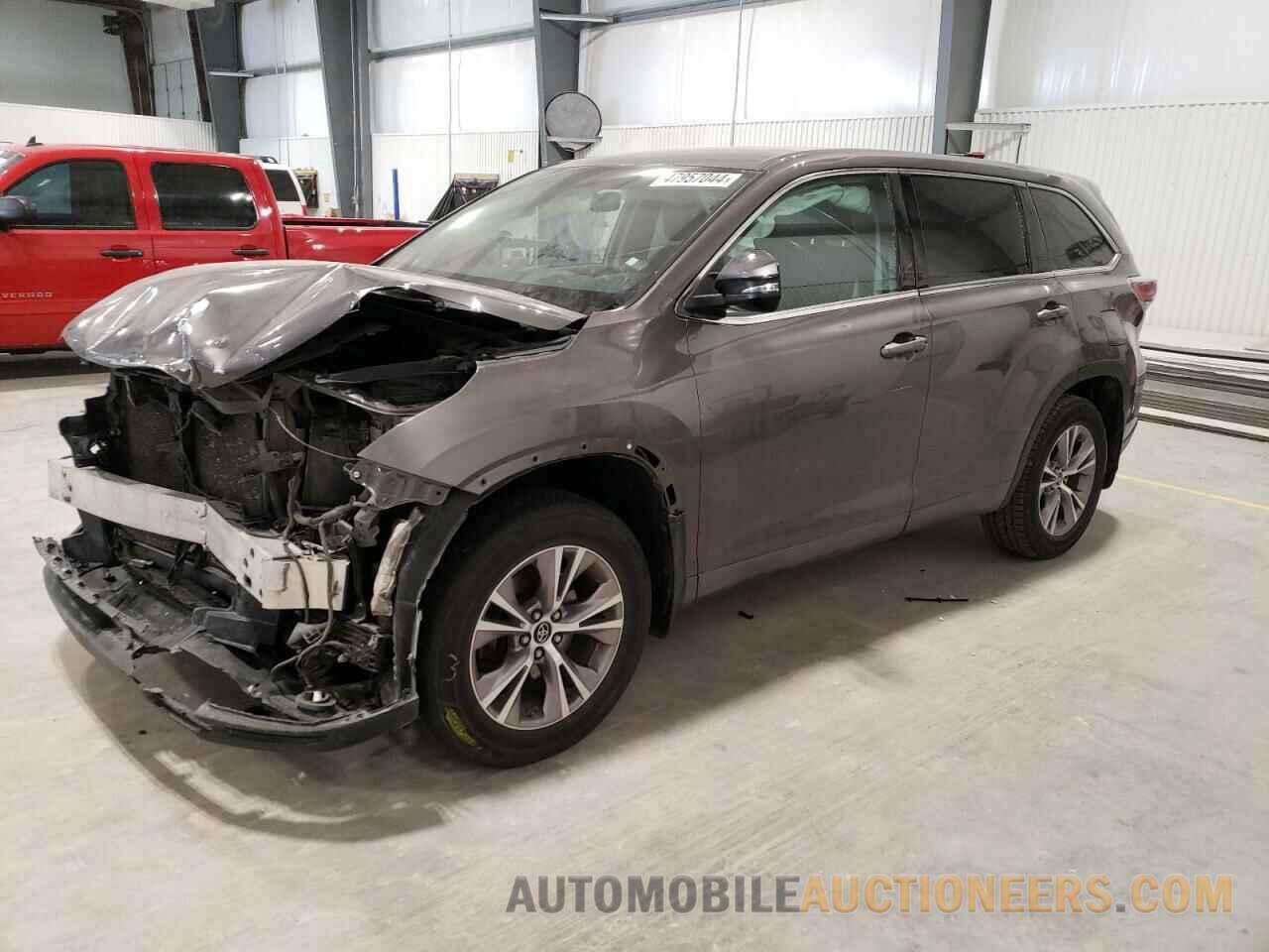 5TDBKRFH9GS277189 TOYOTA HIGHLANDER 2016