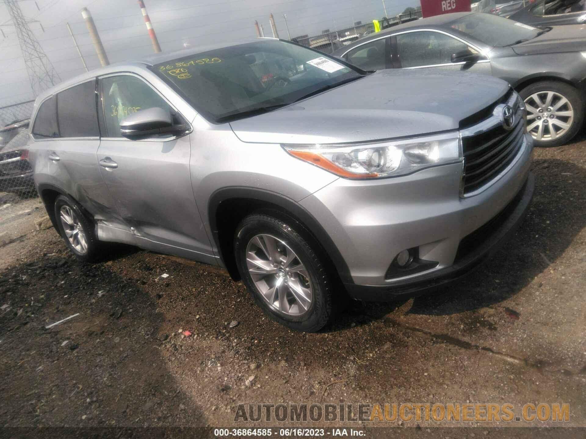 5TDBKRFH9GS286930 TOYOTA HIGHLANDER 2016