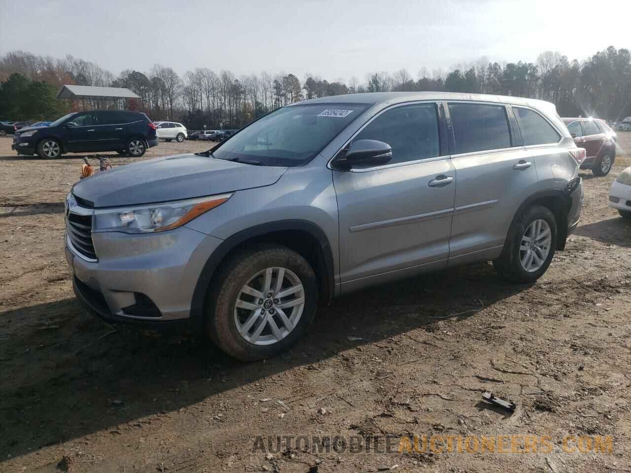 5TDBKRFH9GS294302 TOYOTA HIGHLANDER 2016