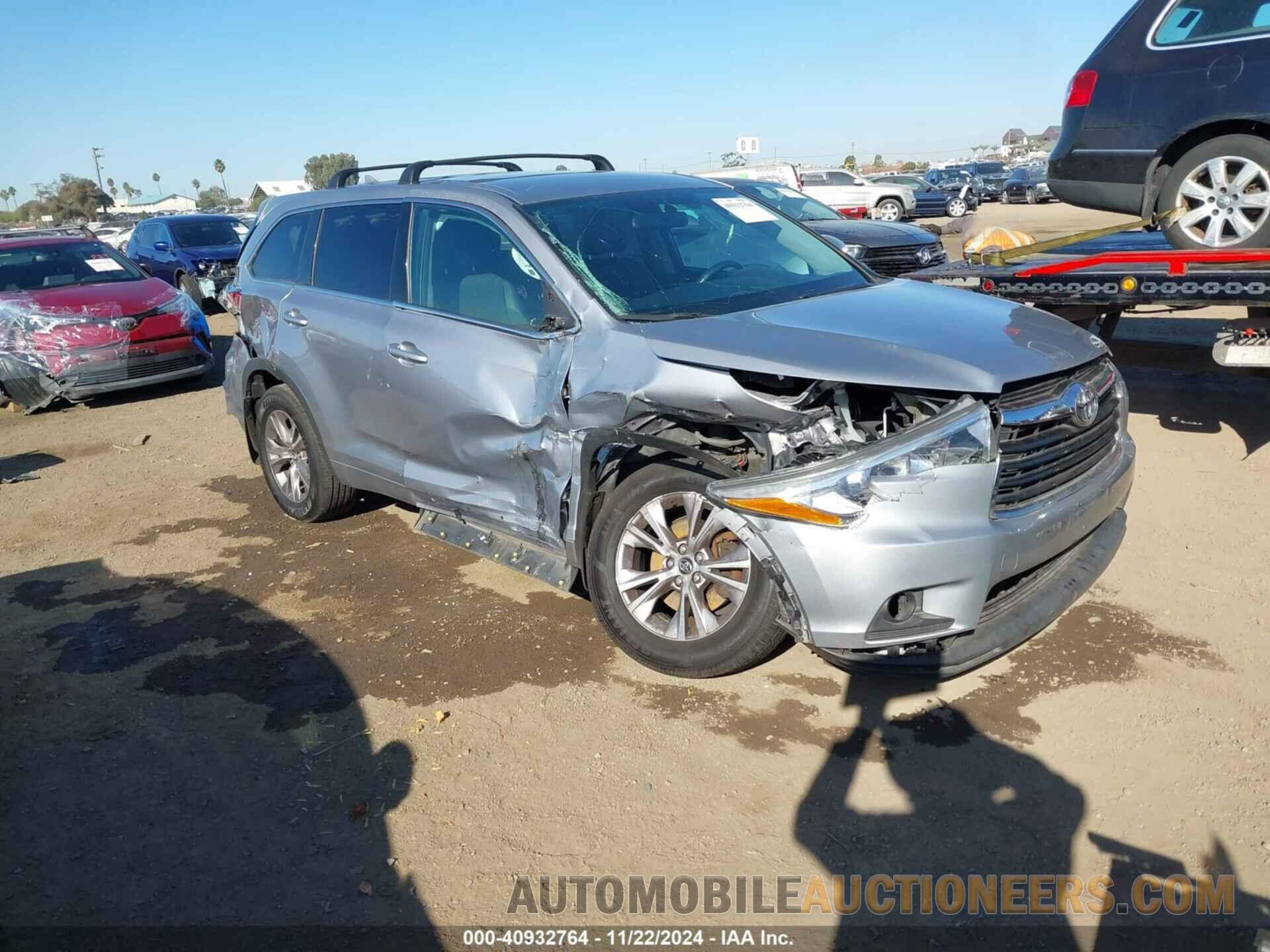 5TDBKRFH9GS355423 TOYOTA HIGHLANDER 2016