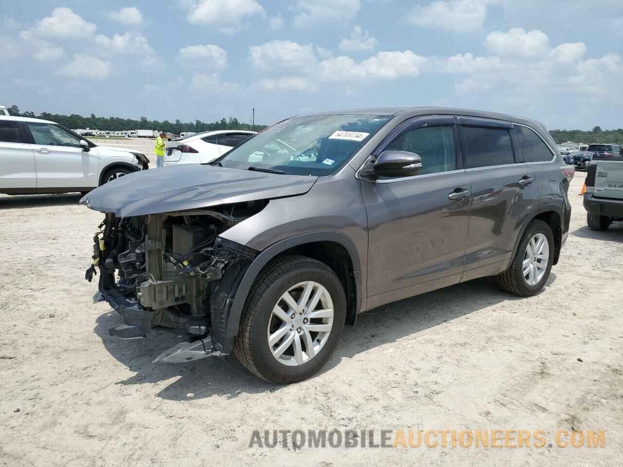 5TDBKRFHXFS076870 TOYOTA HIGHLANDER 2015