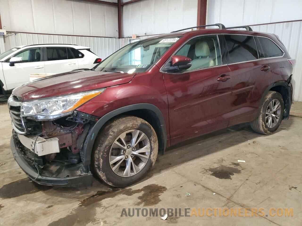 5TDBKRFHXFS113562 TOYOTA HIGHLANDER 2015