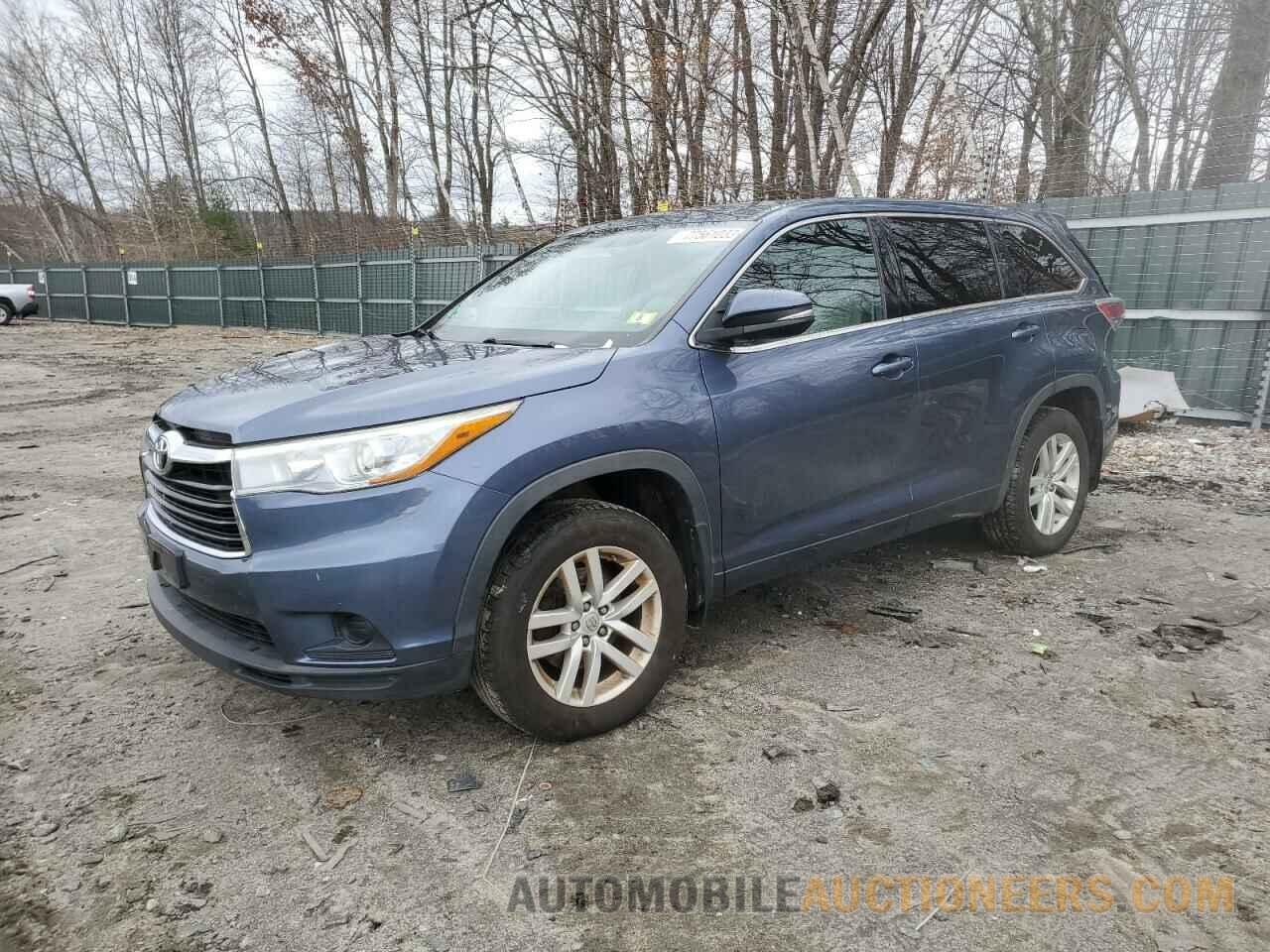 5TDBKRFHXFS126618 TOYOTA HIGHLANDER 2015