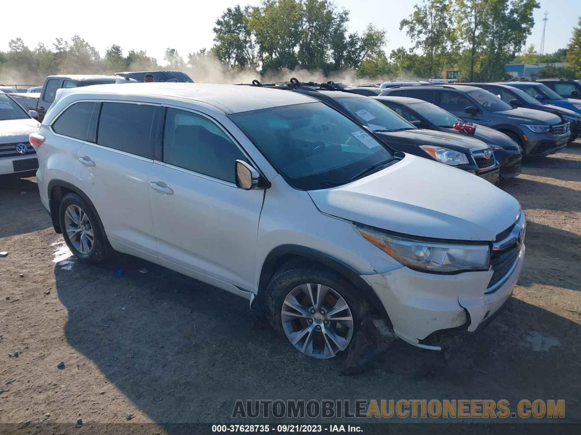 5TDBKRFHXFS221762 TOYOTA HIGHLANDER 2015