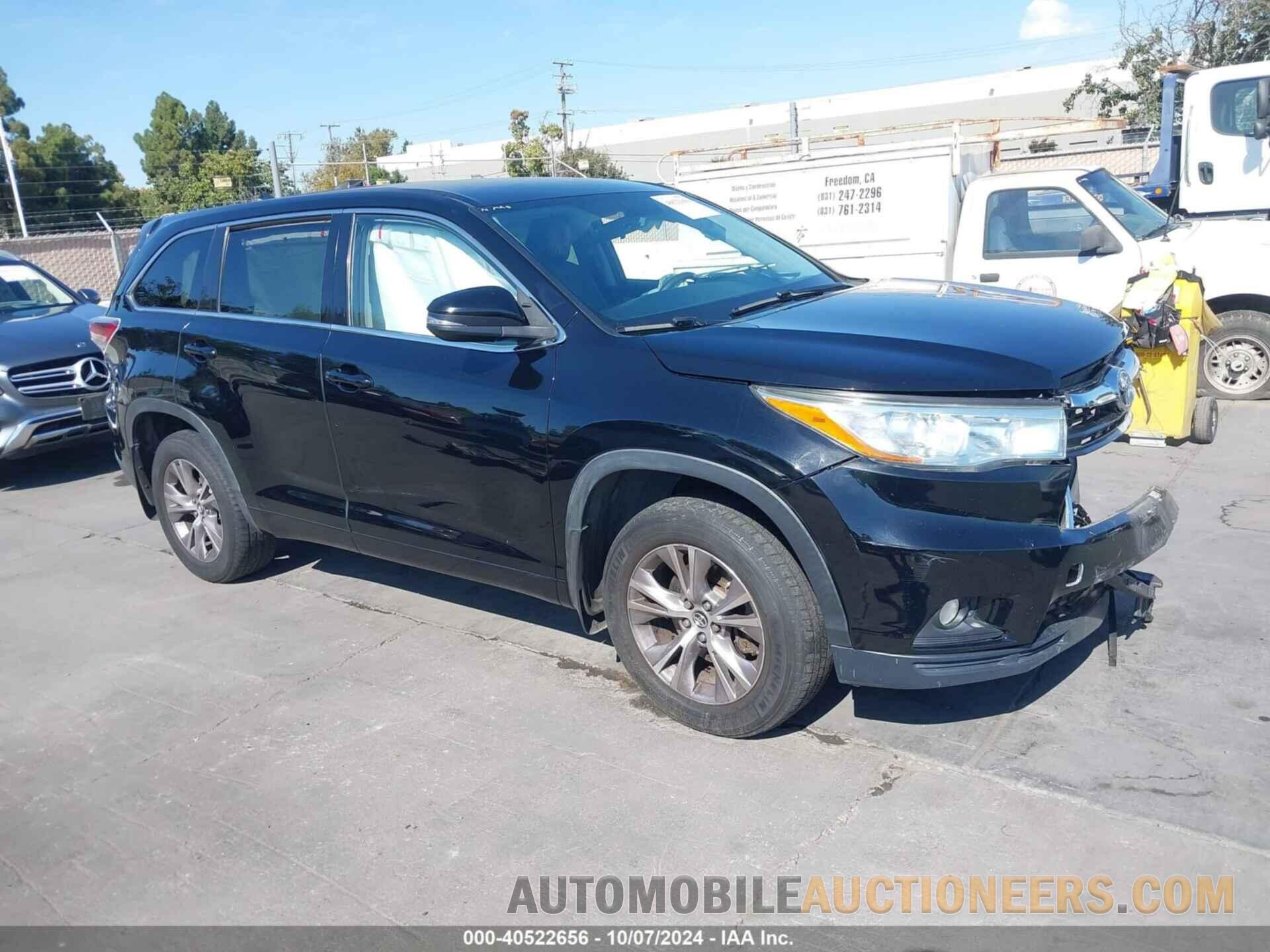 5TDBKRFHXGS256304 TOYOTA HIGHLANDER 2016