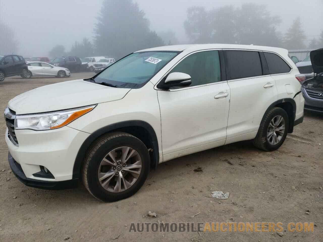 5TDBKRFHXGS266959 TOYOTA HIGHLANDER 2016