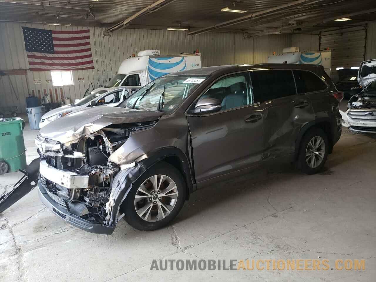 5TDBKRFHXGS277797 TOYOTA HIGHLANDER 2016