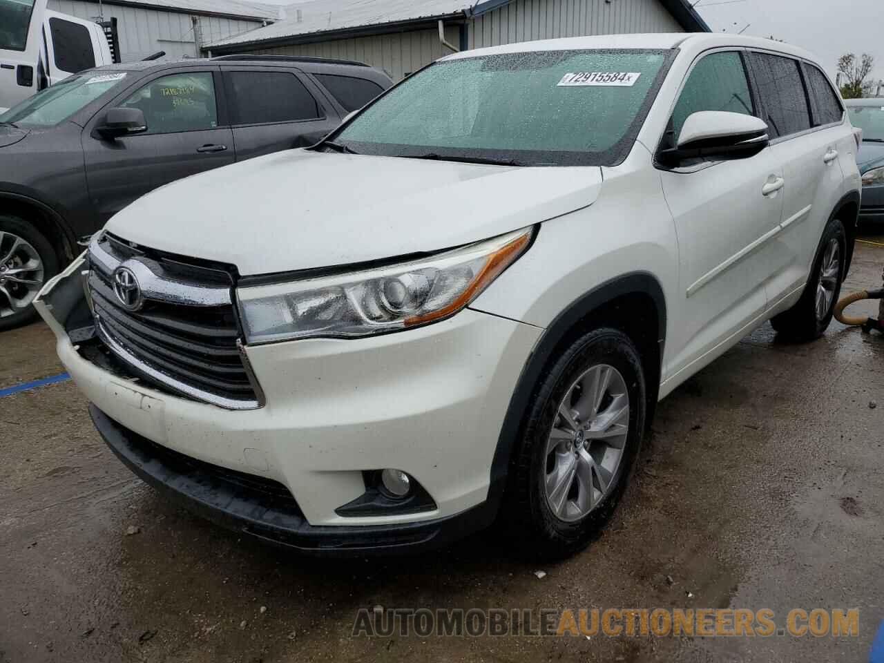 5TDBKRFHXGS297290 TOYOTA HIGHLANDER 2016