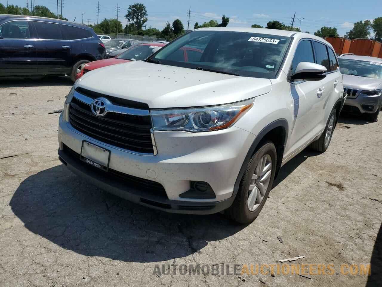 5TDBKRFHXGS300818 TOYOTA HIGHLANDER 2016