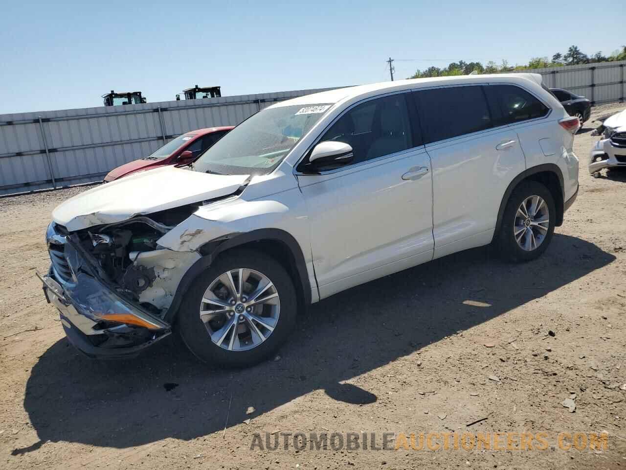 5TDBKRFHXGS301483 TOYOTA HIGHLANDER 2016