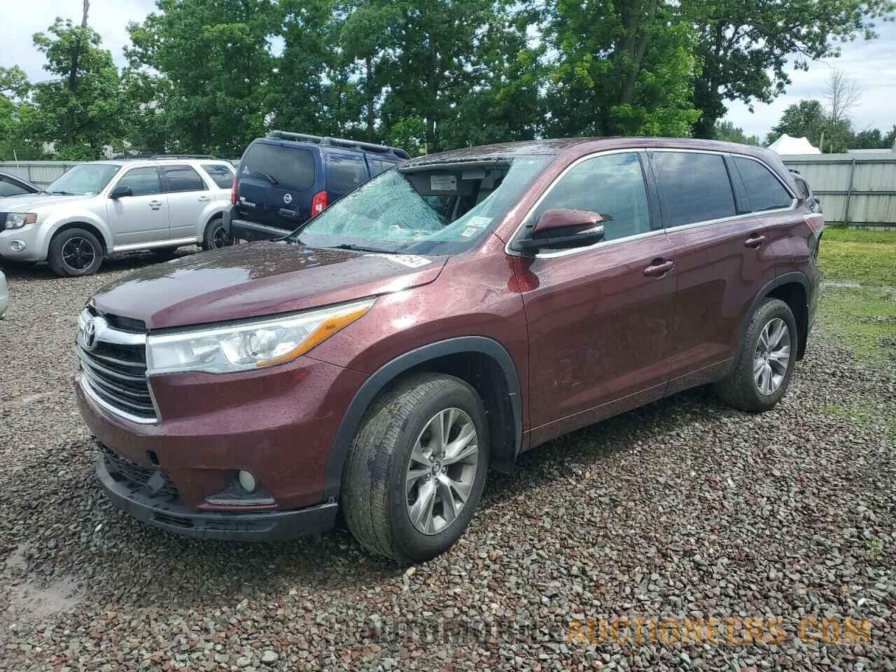 5TDBKRFHXGS307915 TOYOTA HIGHLANDER 2016