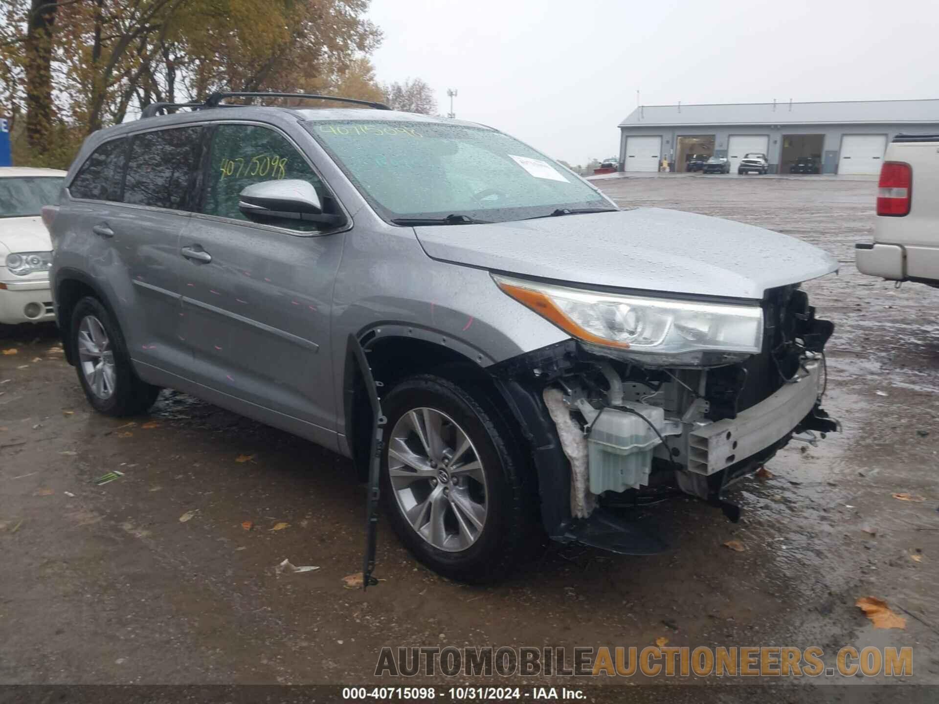 5TDBKRFHXGS355432 TOYOTA HIGHLANDER 2016