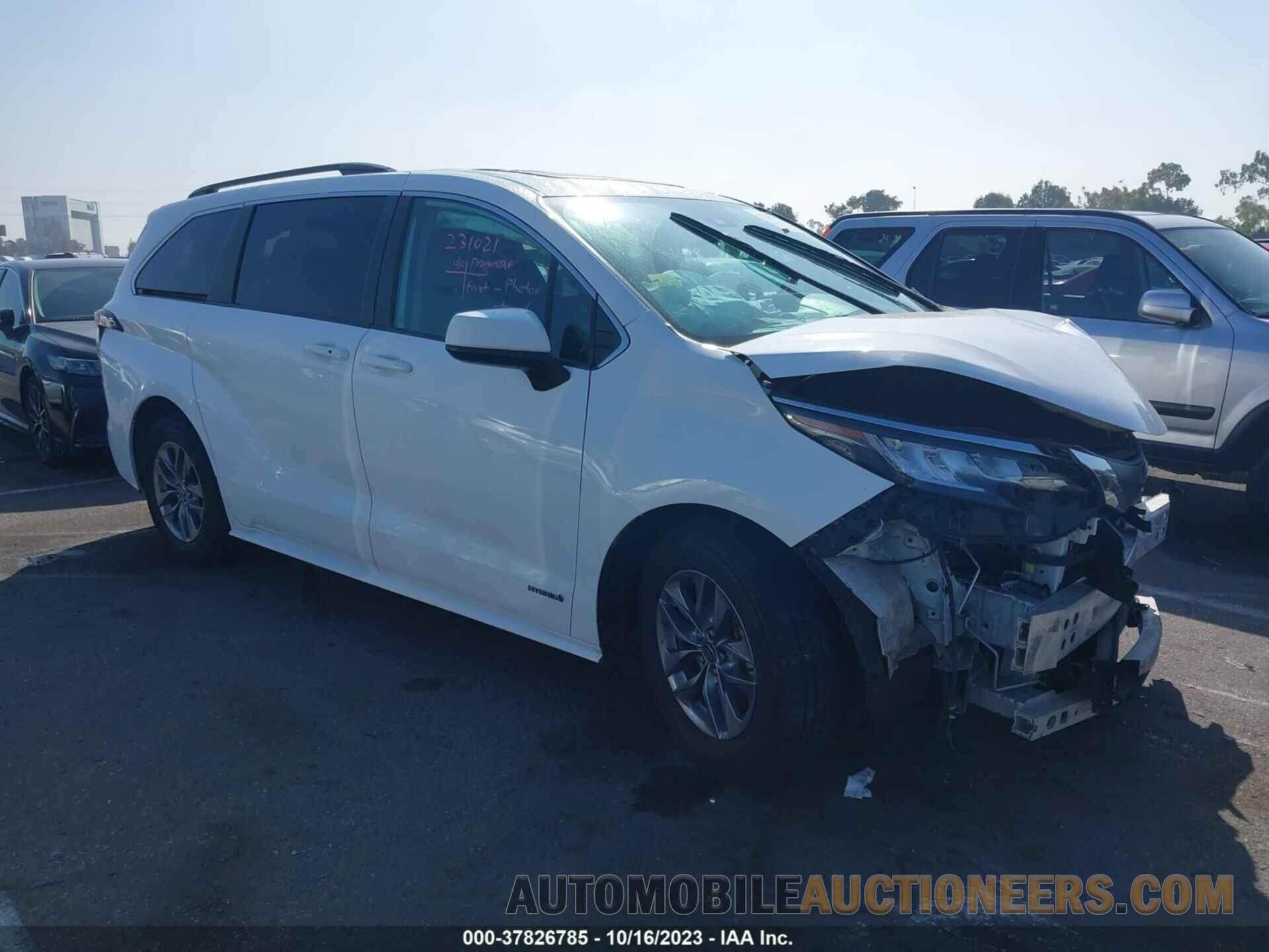 5TDBRKEC0MS002010 TOYOTA SIENNA 2021