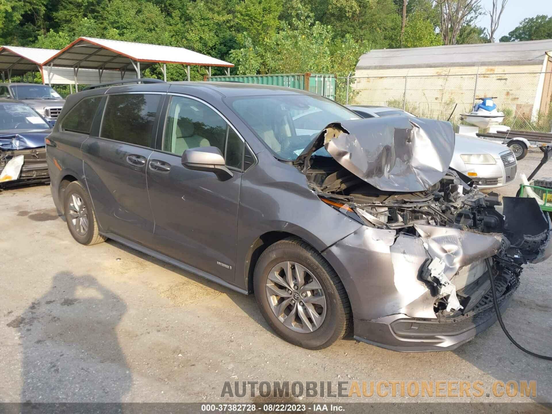 5TDBRKEC0MS038411 TOYOTA SIENNA 2021