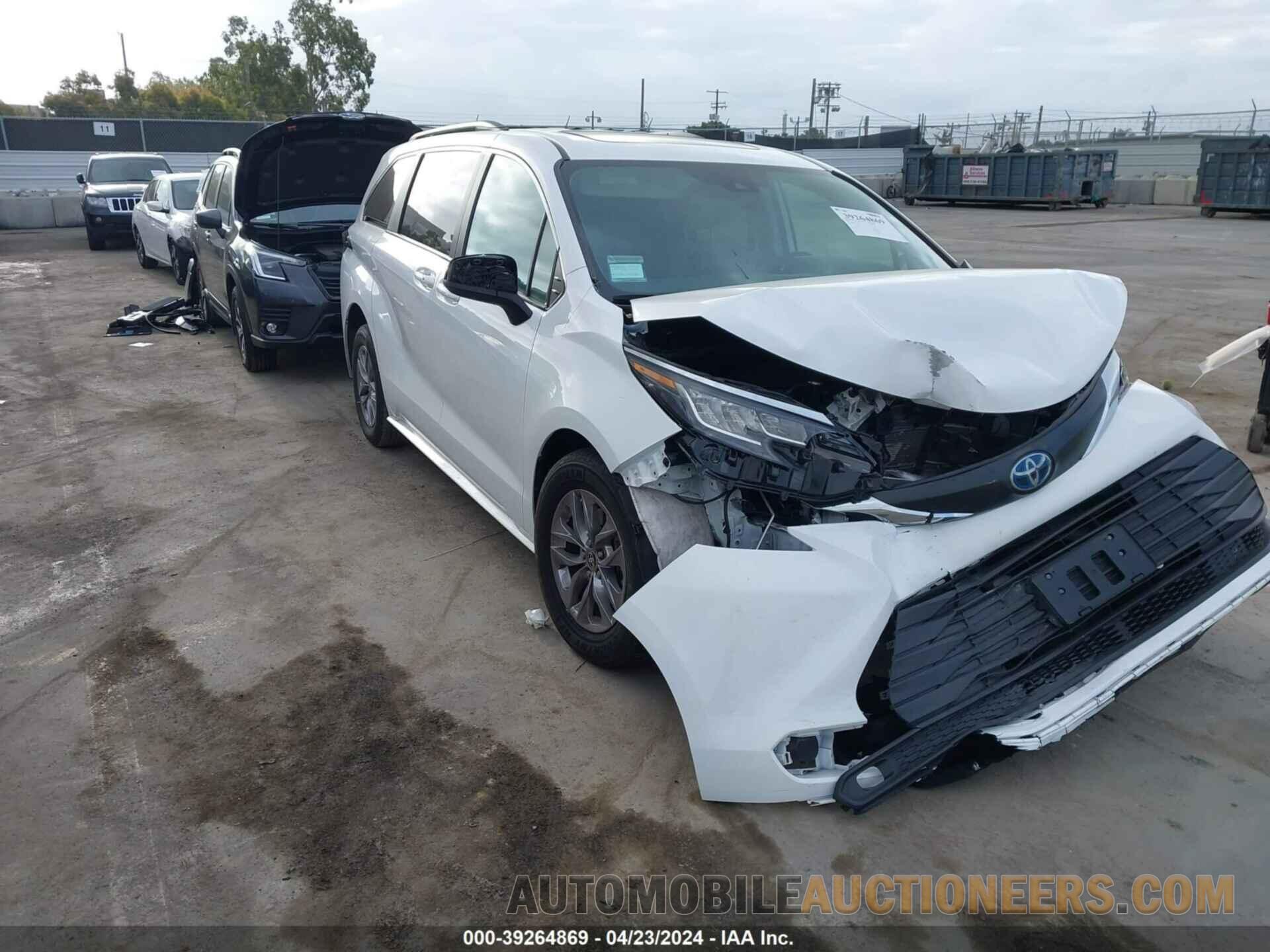 5TDBRKEC3NS116133 TOYOTA SIENNA 2022