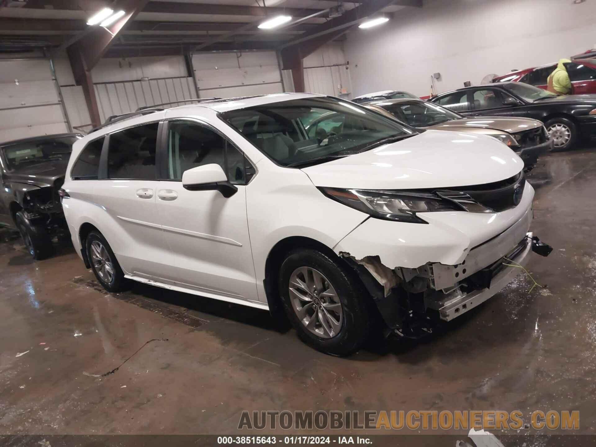 5TDBRKEC4NS084583 TOYOTA SIENNA 2022