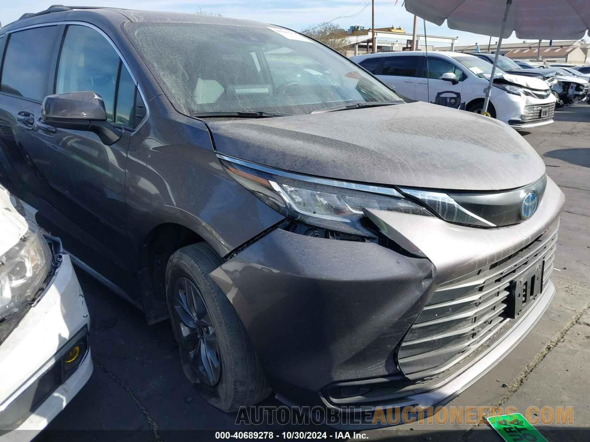 5TDBRKEC4NS133037 TOYOTA SIENNA 2022