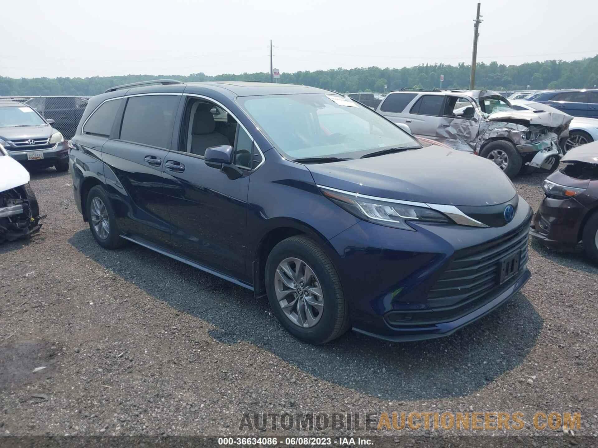 5TDBRKEC5NS078288 TOYOTA SIENNA 2022