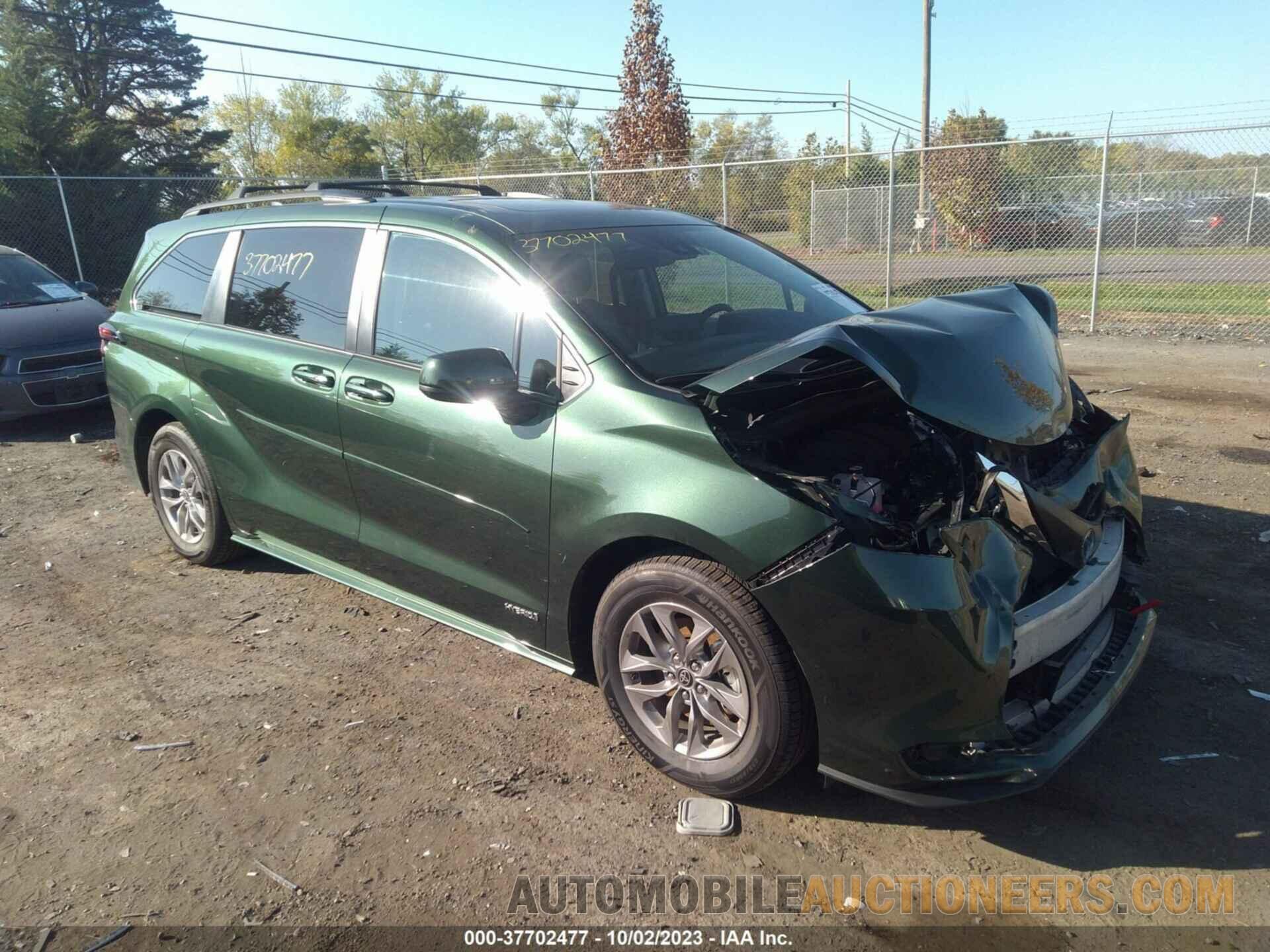 5TDBRKEC6MS036467 TOYOTA SIENNA 2021