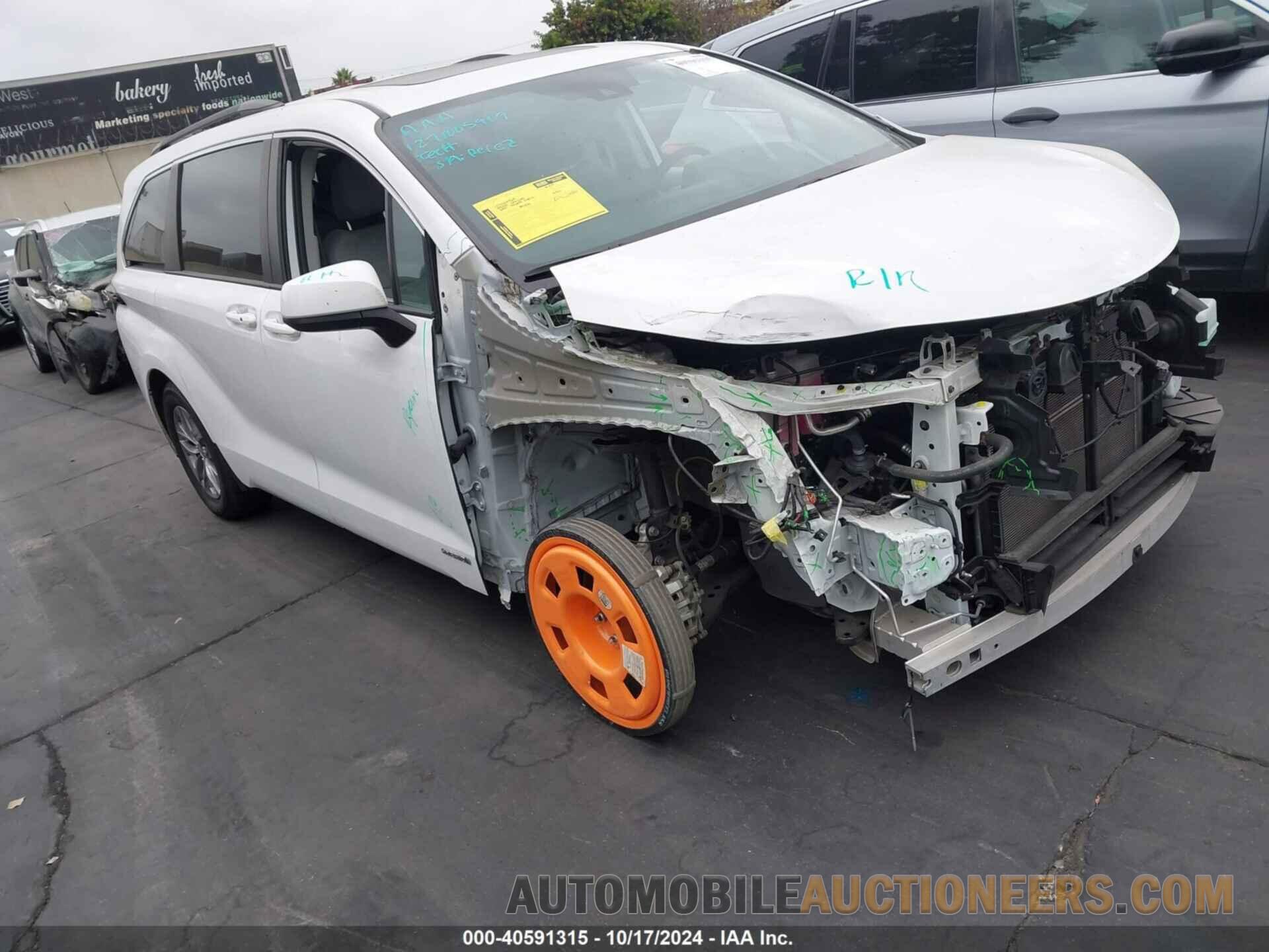 5TDBRKEC7MS014509 TOYOTA SIENNA 2021