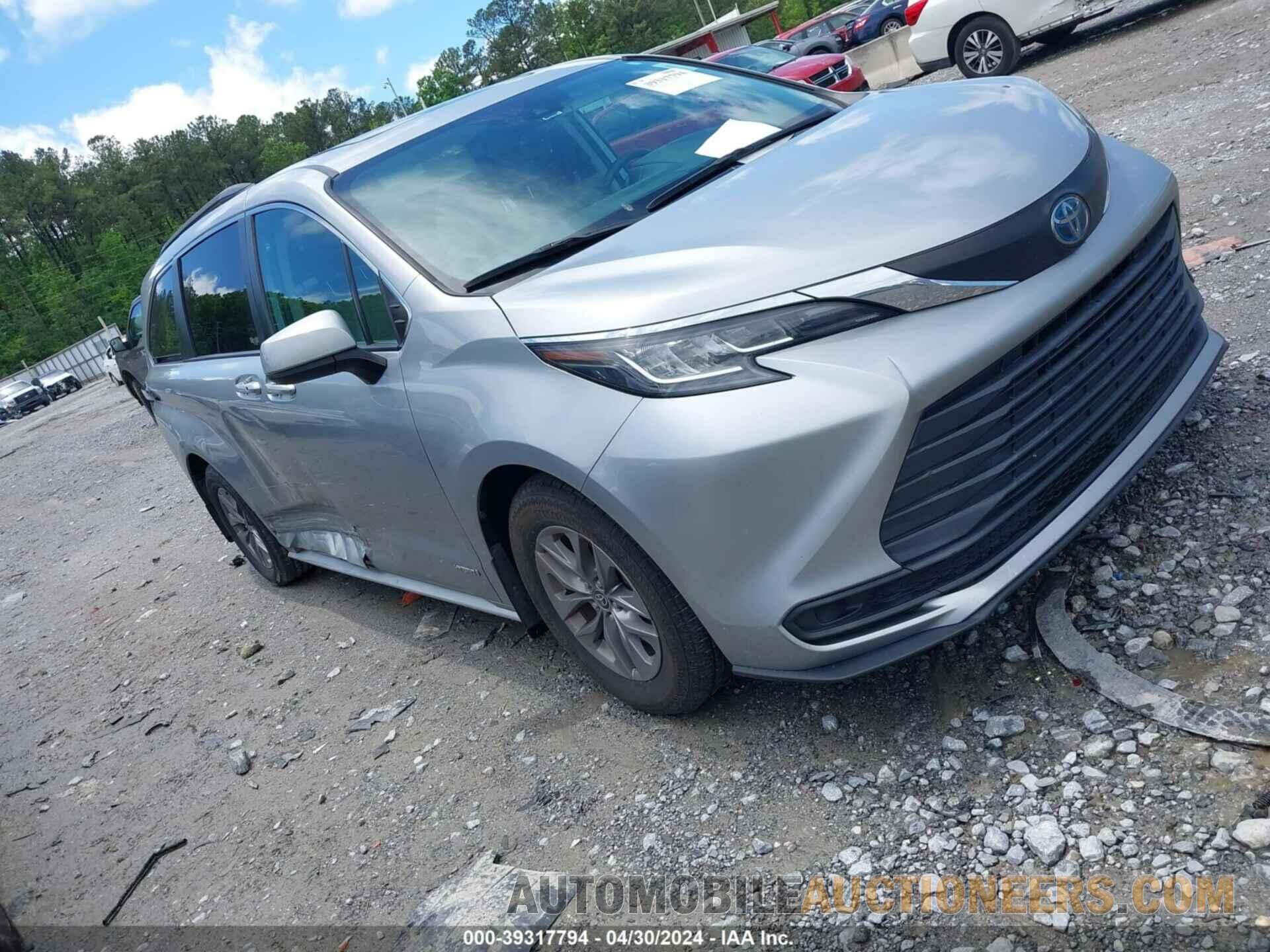 5TDBRKEC7MS032685 TOYOTA SIENNA 2021