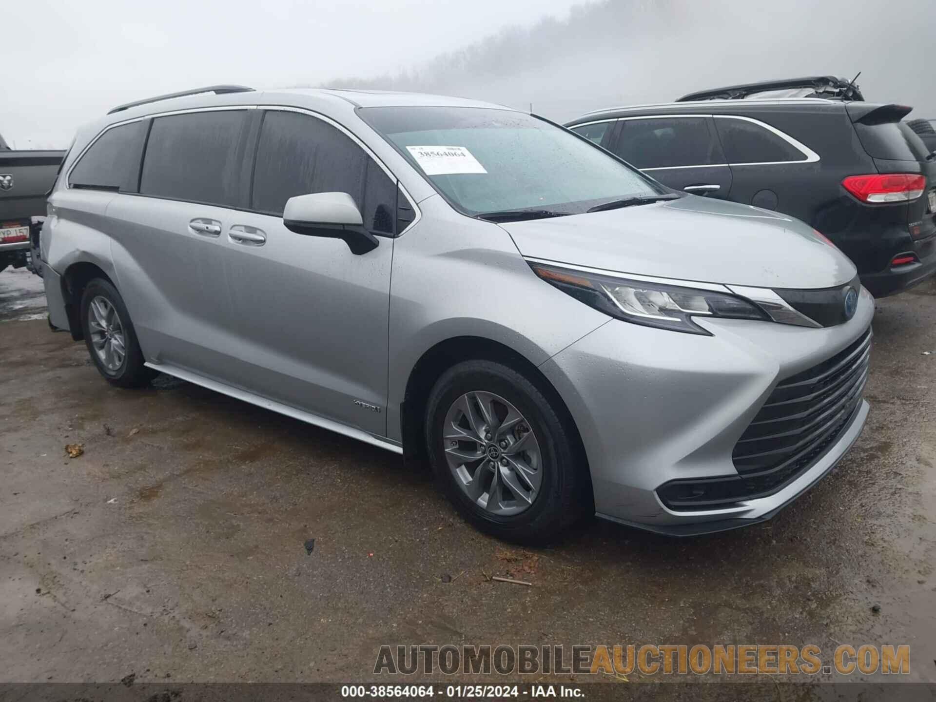 5TDBSKFC9MS038846 TOYOTA SIENNA 2021