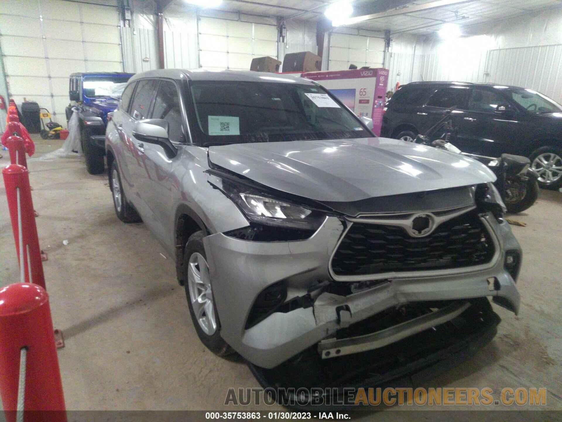 5TDBZRBH1LS511837 TOYOTA HIGHLANDER 2020