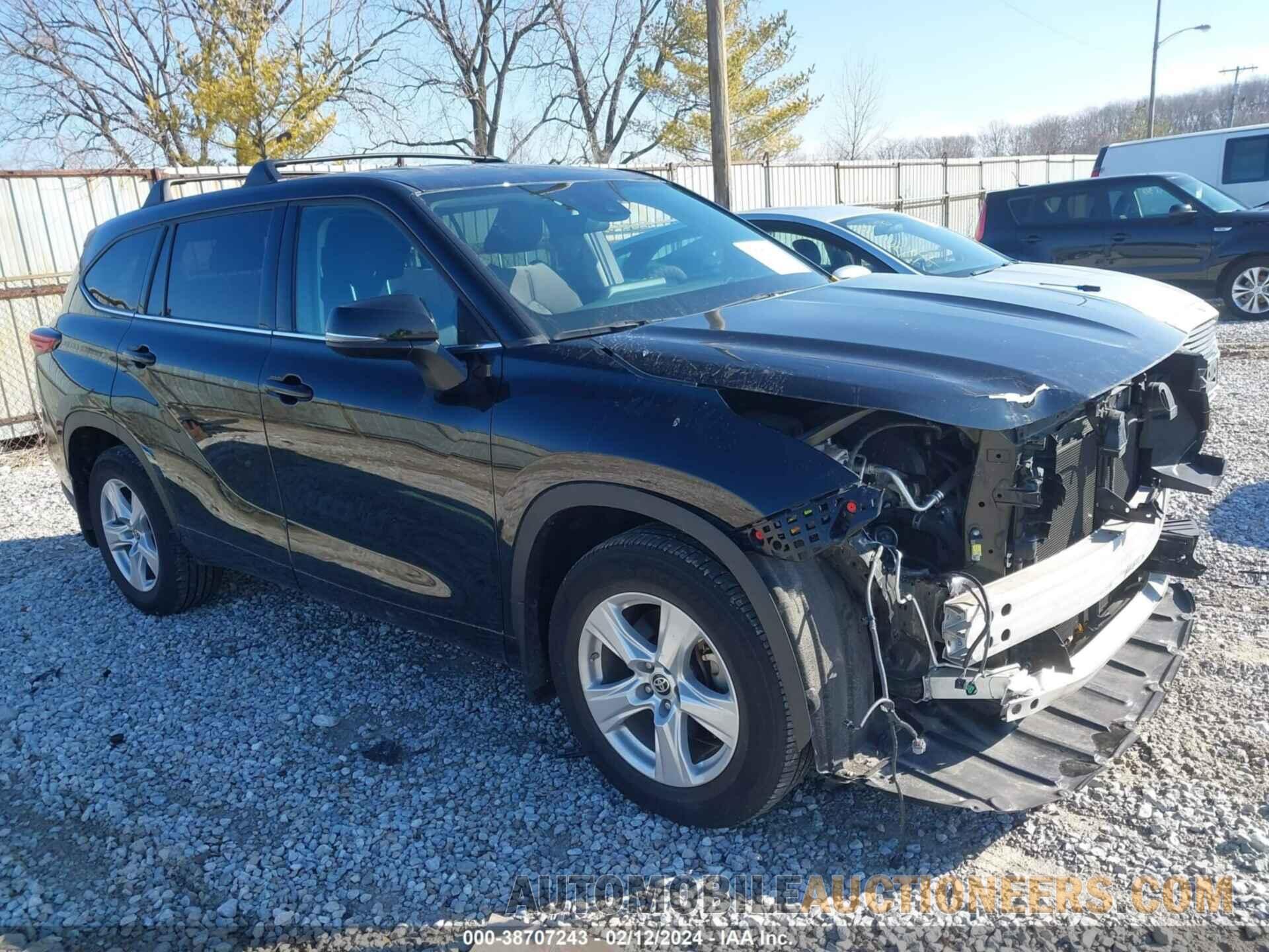 5TDBZRBH4MS527211 TOYOTA HIGHLANDER 2021