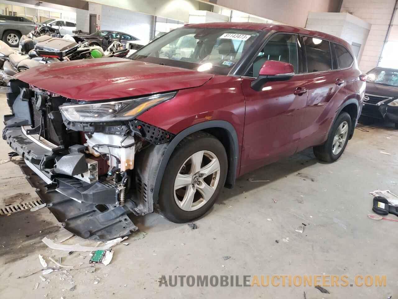 5TDBZRBH4MS530626 TOYOTA HIGHLANDER 2021