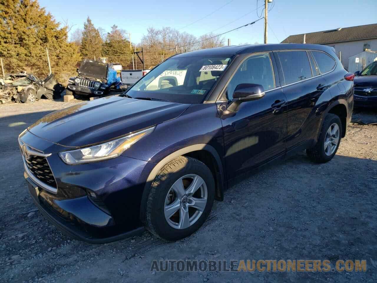 5TDBZRBH5LS011180 TOYOTA HIGHLANDER 2020