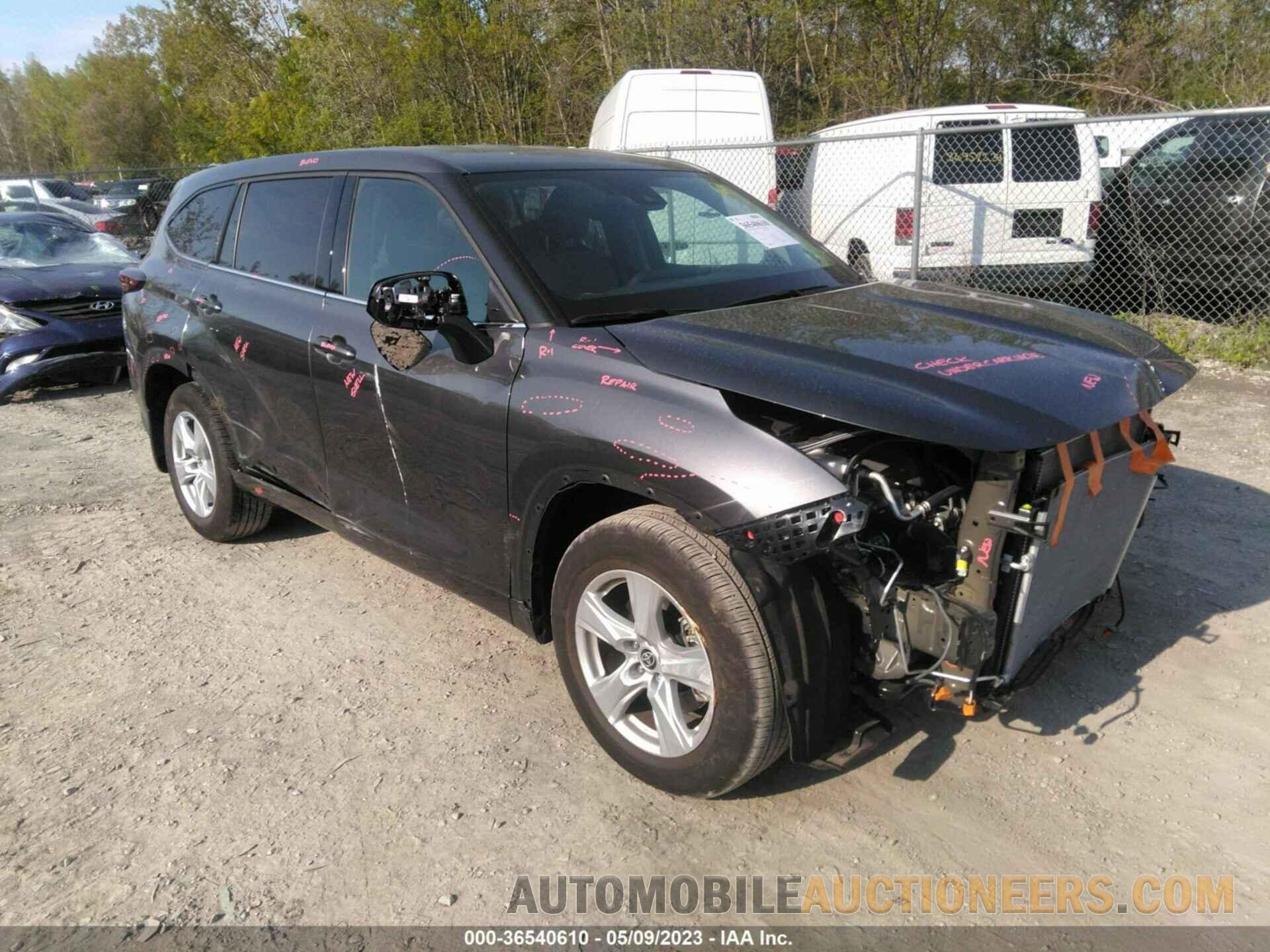 5TDBZRBH5NS582820 TOYOTA HIGHLANDER 2022