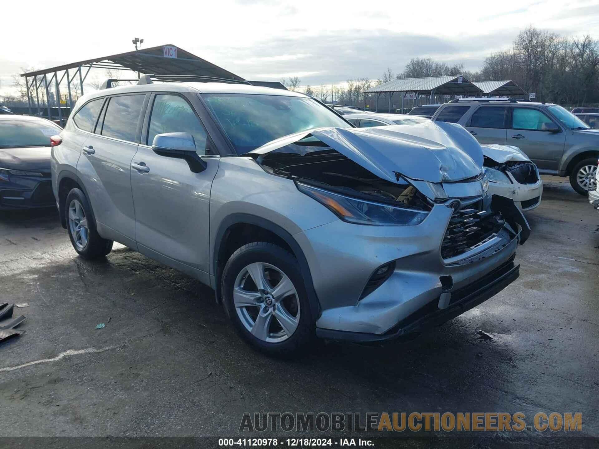 5TDBZRBH6MS135573 TOYOTA HIGHLANDER 2021