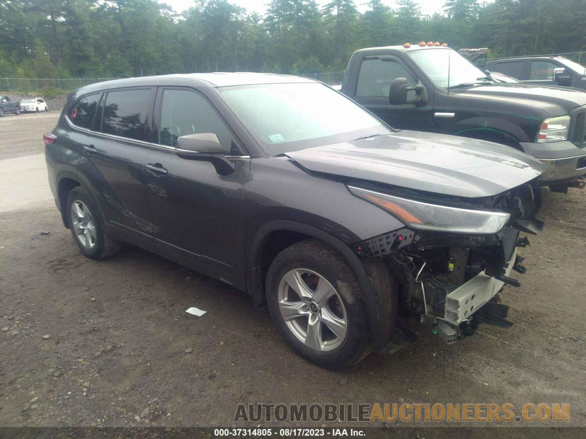 5TDBZRBH6MS156830 TOYOTA HIGHLANDER 2021